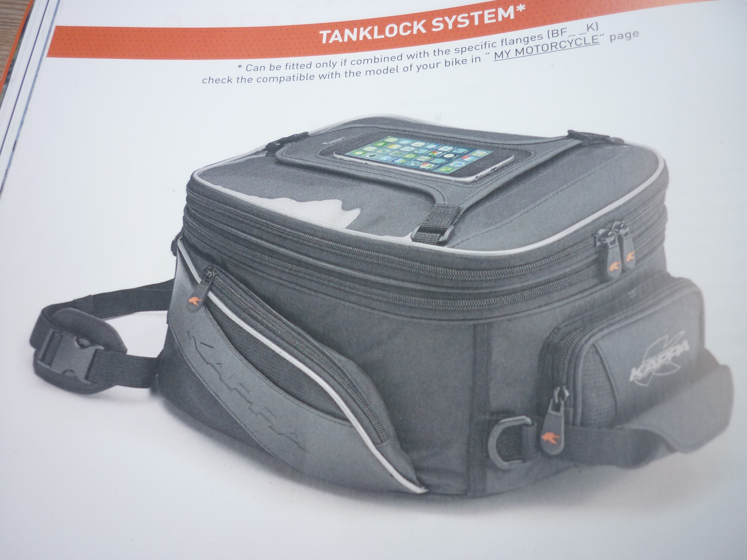 kappa tanktas nu met gratis tanklock bevestiging