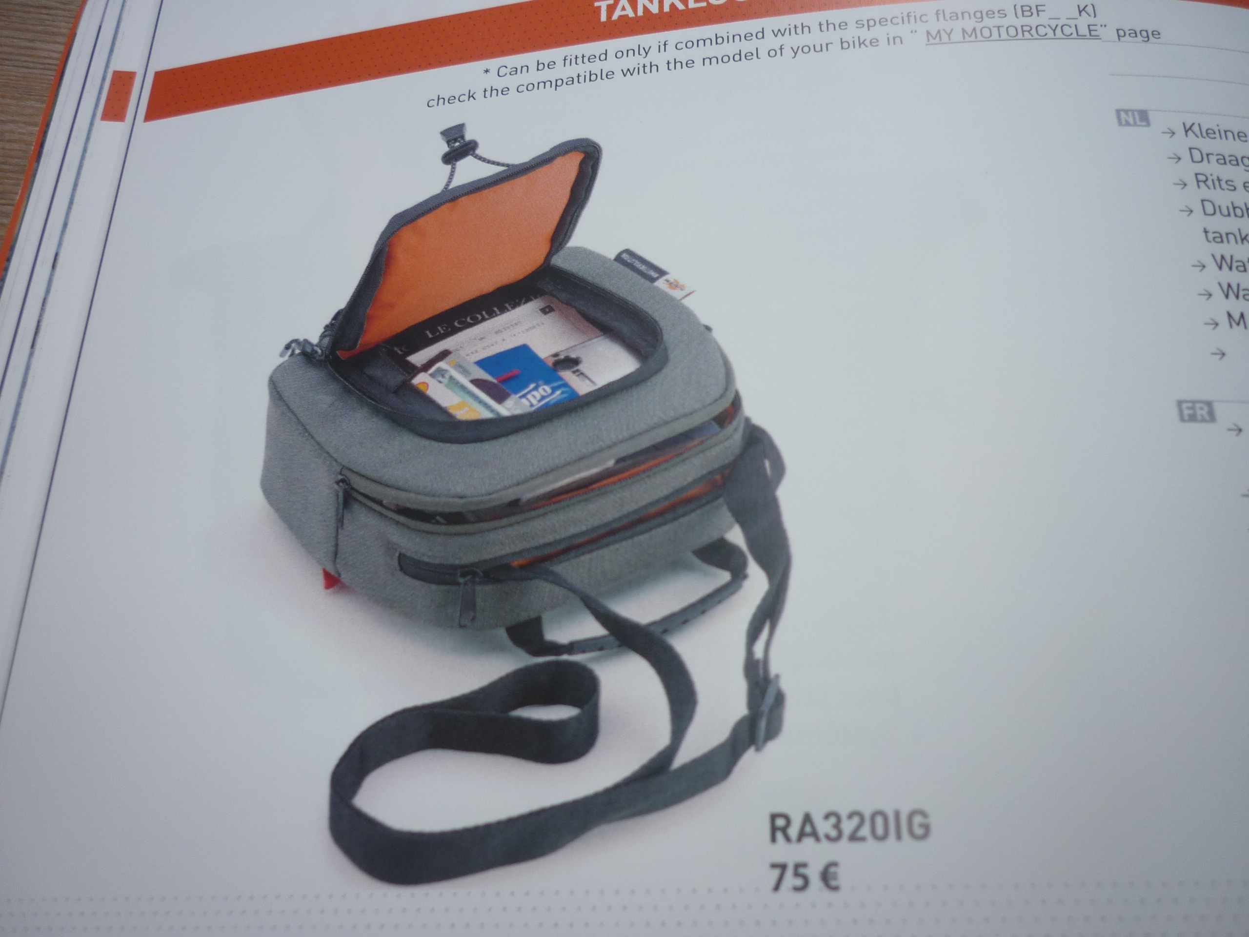 kappa tanktas nu met gratis tanklock bevestiging