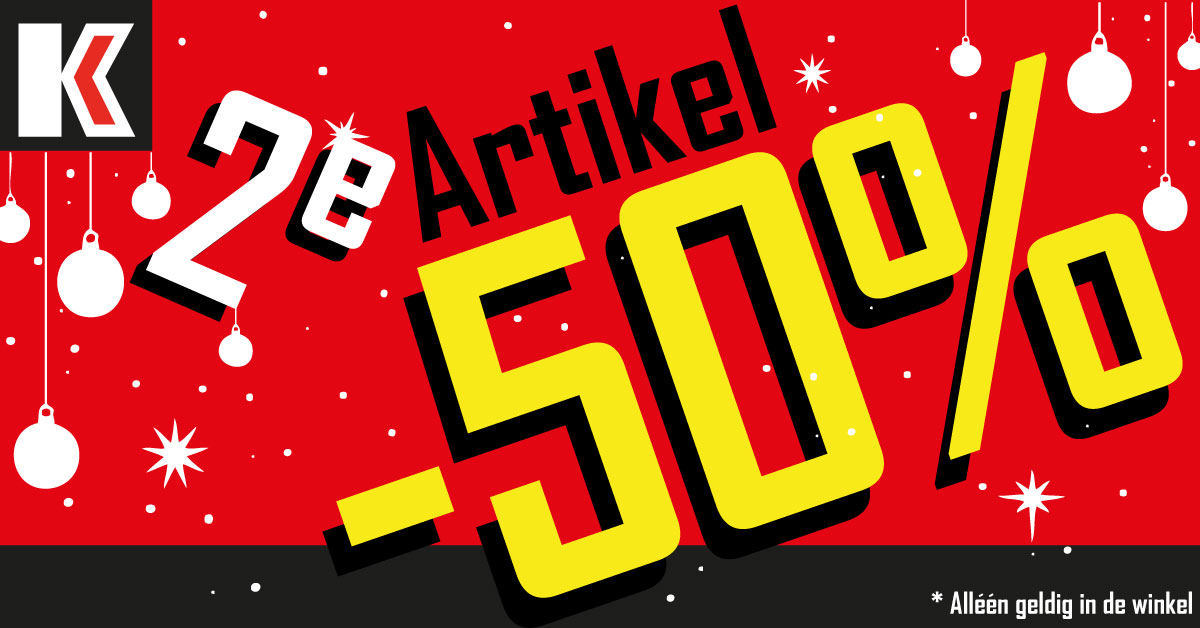 2e Artikel -50% Bij Kalsbeek, Zwolle