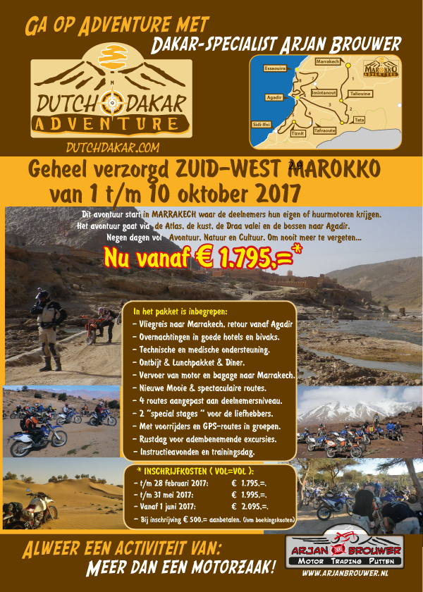 3 maart 20.00 uur: Informatieavond over Marokko Adventure op 1-10 oktober 2017