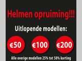 MEGA OPRUIMING HELMEN: &euro;50, &euro;100 en &euro;200!!!