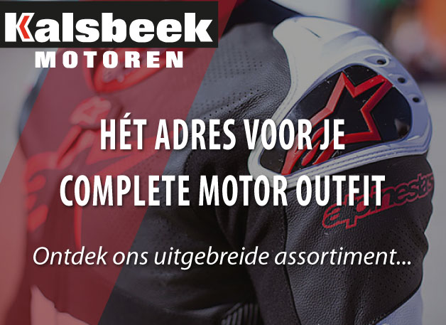 NOG EVEN... 25% korting op alle kleding en helmen bij Kalsbeek Motoren! 