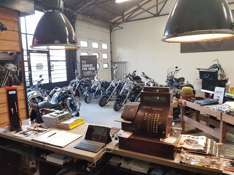 Foto van het pand van Loud Motorcycles