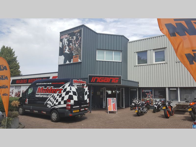 Foto van het pand van Mulders Motorcycles