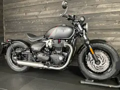 Triumph Bonneville Bobber Satin Grey 2026 nieuw – foto 3 van 15
