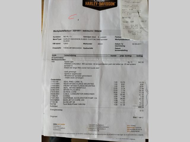 harley-davidson - sportster-custom-xl-883-c