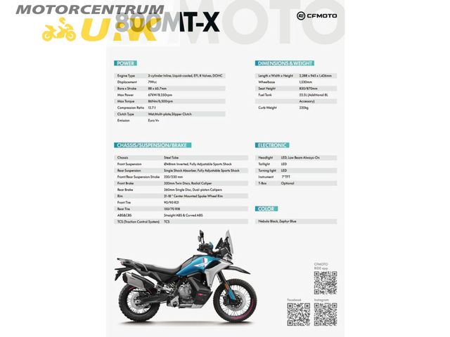 cfmoto - 800-mt-x