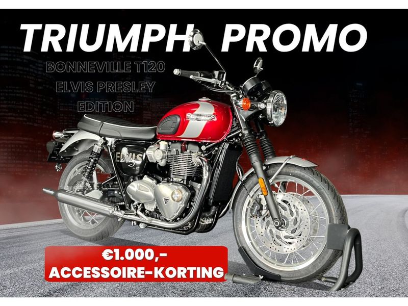Triumph Bonneville T120 Elvis Presley Editi 2026 nieuw