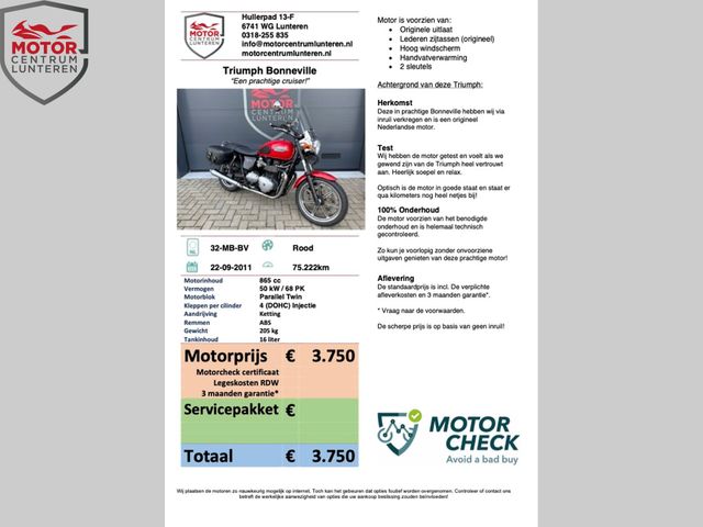 triumph - bonneville