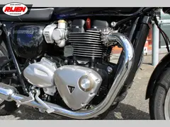 Triumph Bonneville  T 120 Blue Stealth Edition Voorraad Sale 2025 nieuw – foto 5 van 6