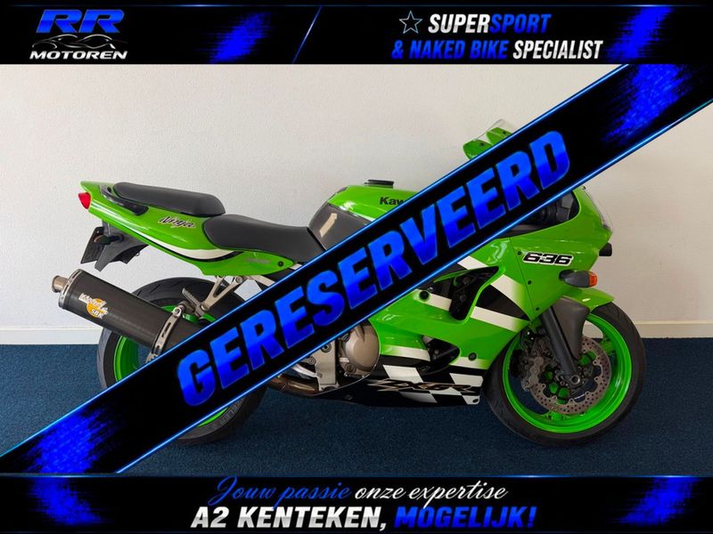 Kawasaki Sport Ninja ZX 6R / Geheel Origineel / LEO-Vince Uitlaat 2002 occasion