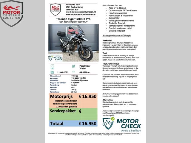 triumph - tiger-1200-gt-pro