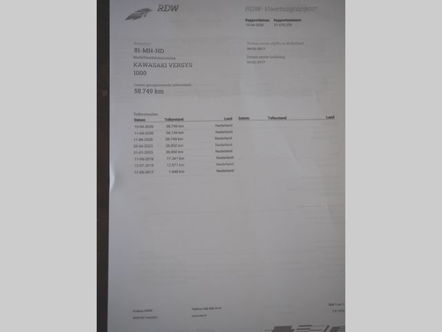 kawasaki - versys-1000