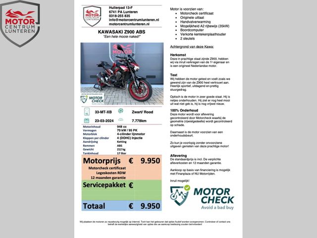 kawasaki - z900-70kw