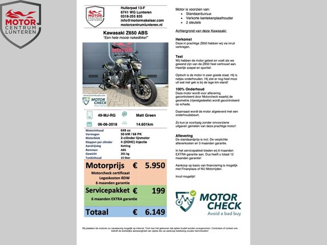 kawasaki - z650
