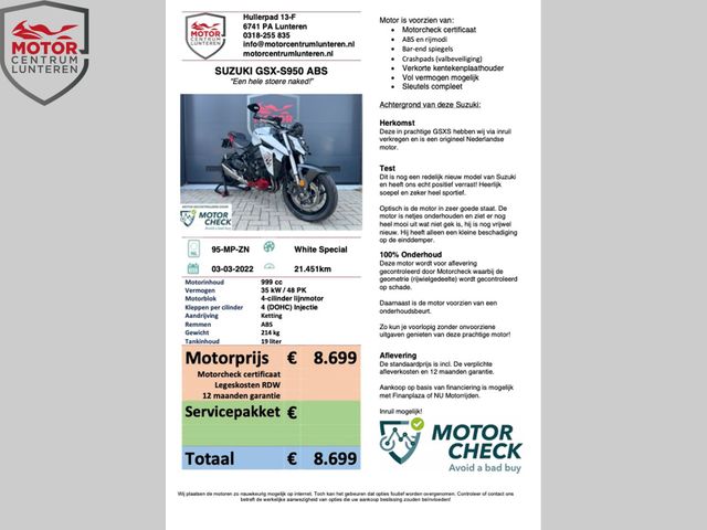 suzuki - gsx-s-950
