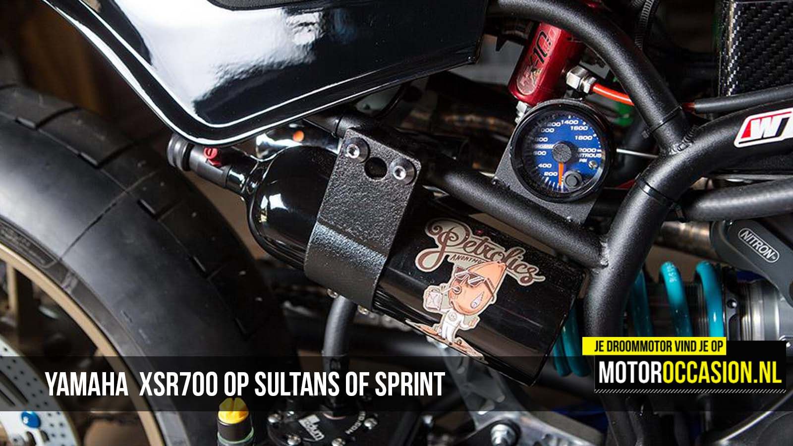 Yamaha en Workhorse Speed Shop XSR 700 op Sultans of Sprint