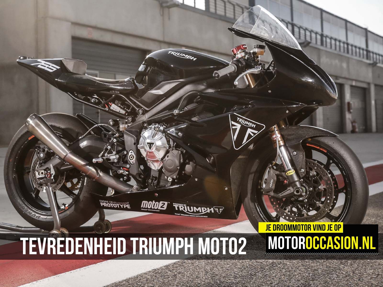 Tevredenheid over het motorblok van de Triumph MOTO2
