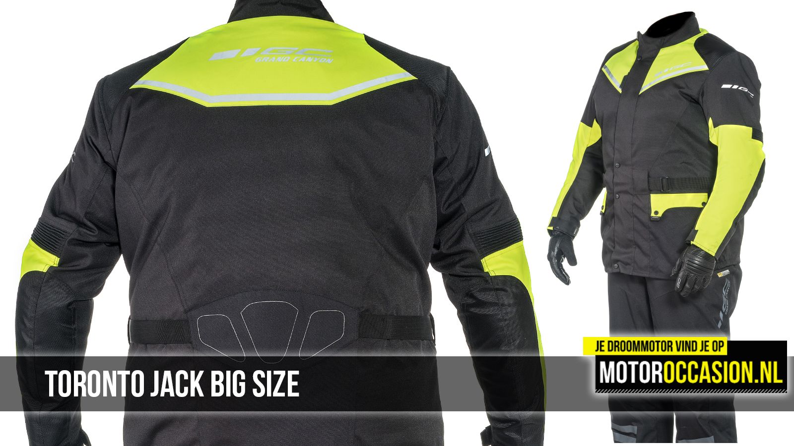Grand Canyon motorkleding in grote maten