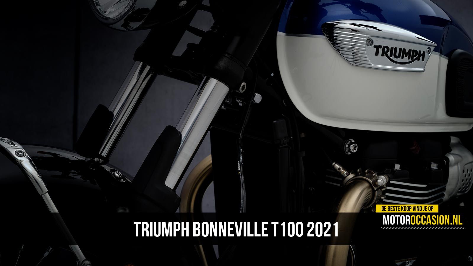 Nieuwe 2021 Triumph Bonneville T100