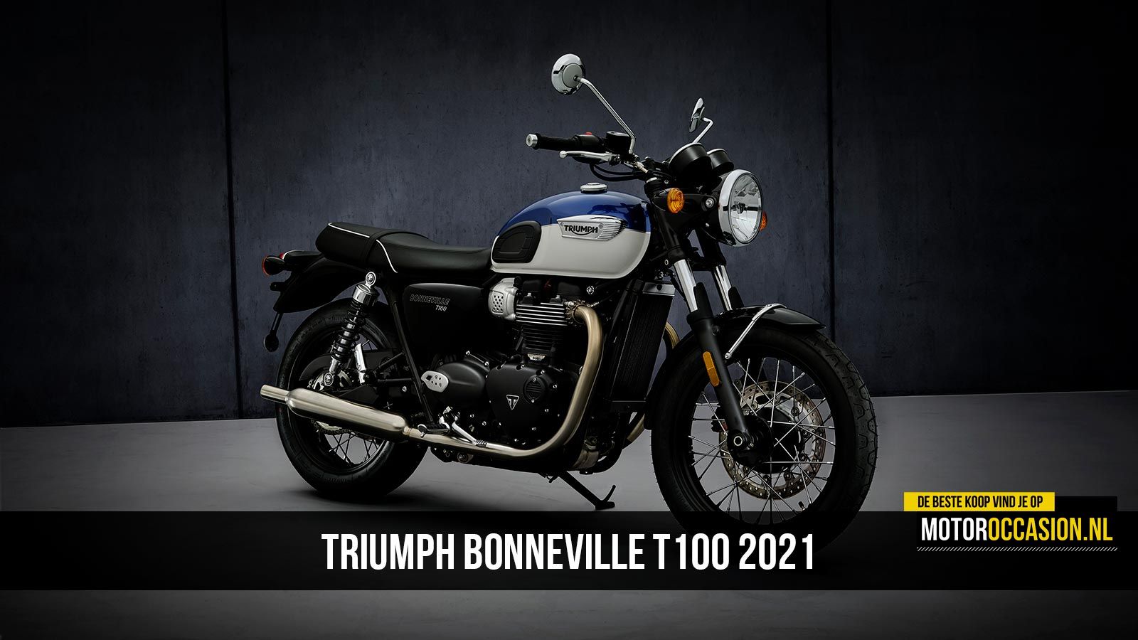 Nieuwe 2021 Triumph Bonneville T100