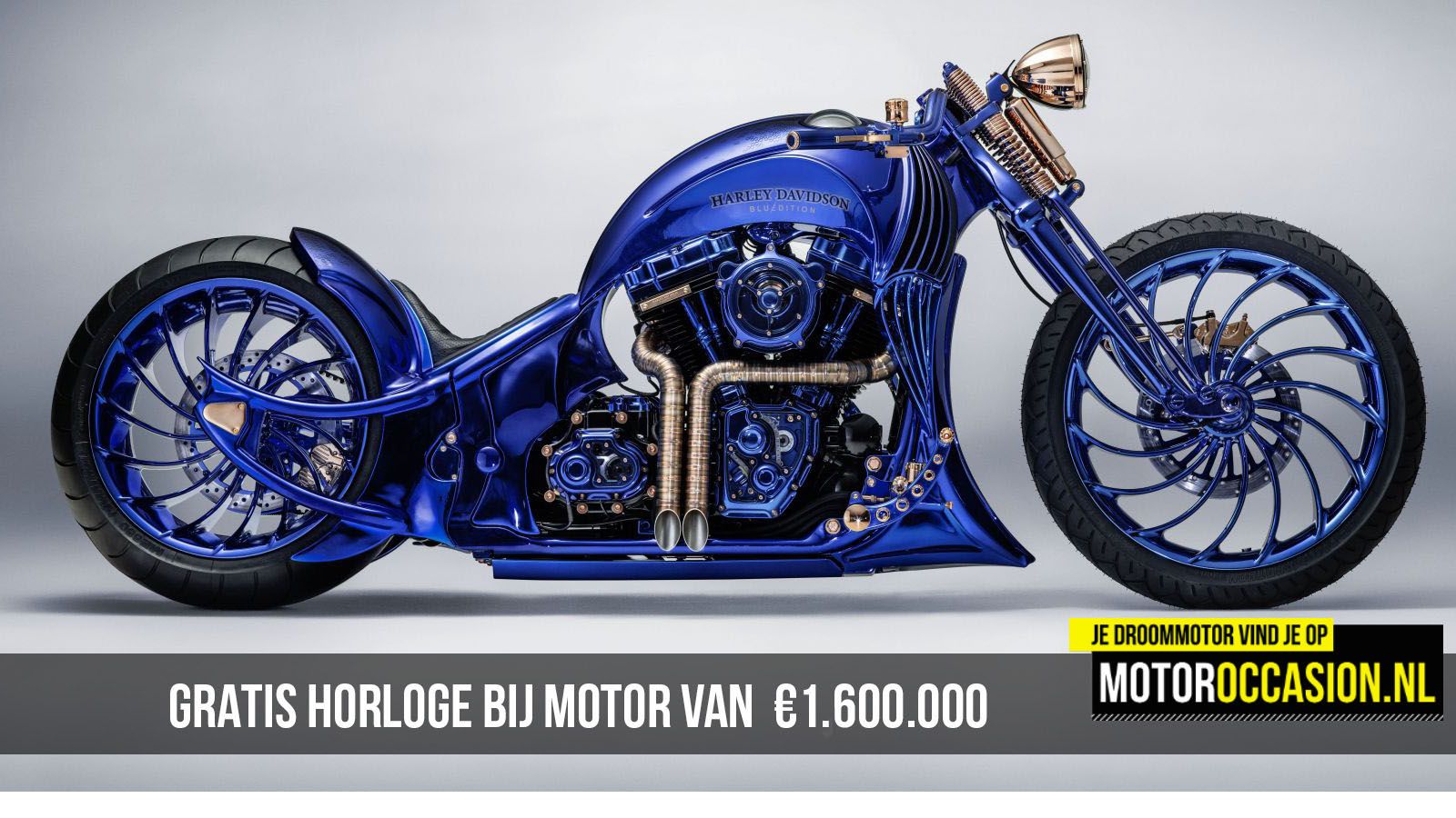 Gratis horloge bij motor van 1,6 miljoen euro