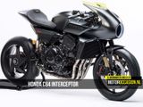 Honda CB4 'Interceptor' concept: een futuristische dimensie op de EICMA