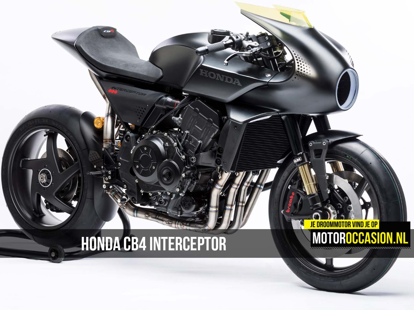 Honda CB4 'Interceptor' concept: een futuristische dimensie op de EICMA