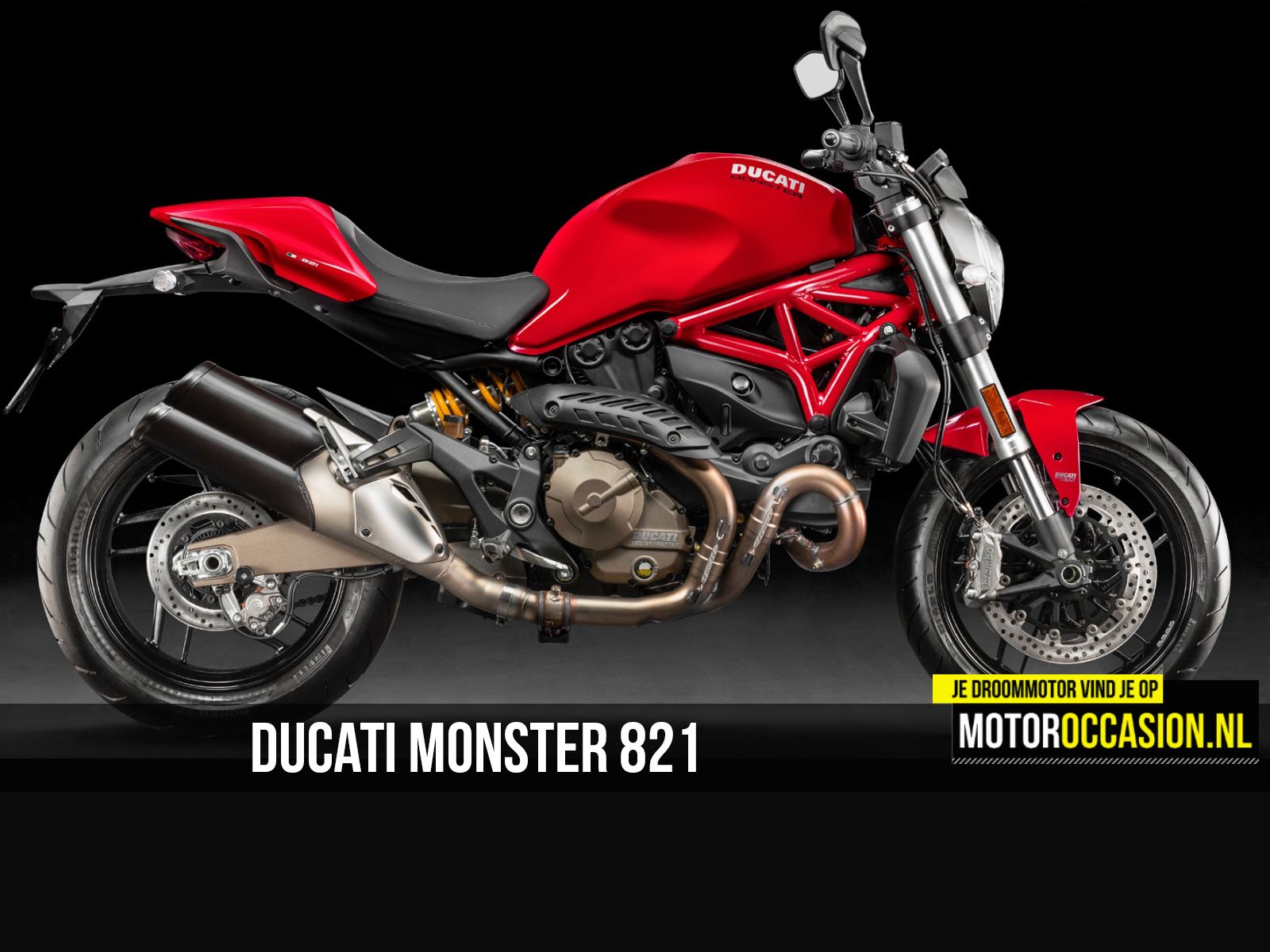Nieuwe Ducati Monster 821 voor maximaal rijplezier