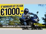 Opnieuw &euro;1000,- voor een prijswinnaar van de Motoroccasion actie!