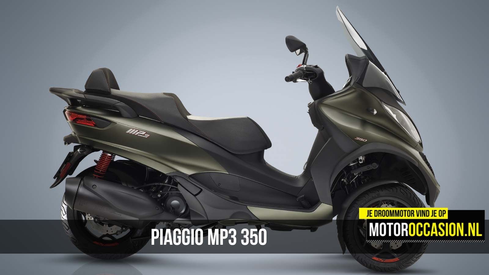 Nieuwe versies Piaggio MP3 350 Sport en MP3 500