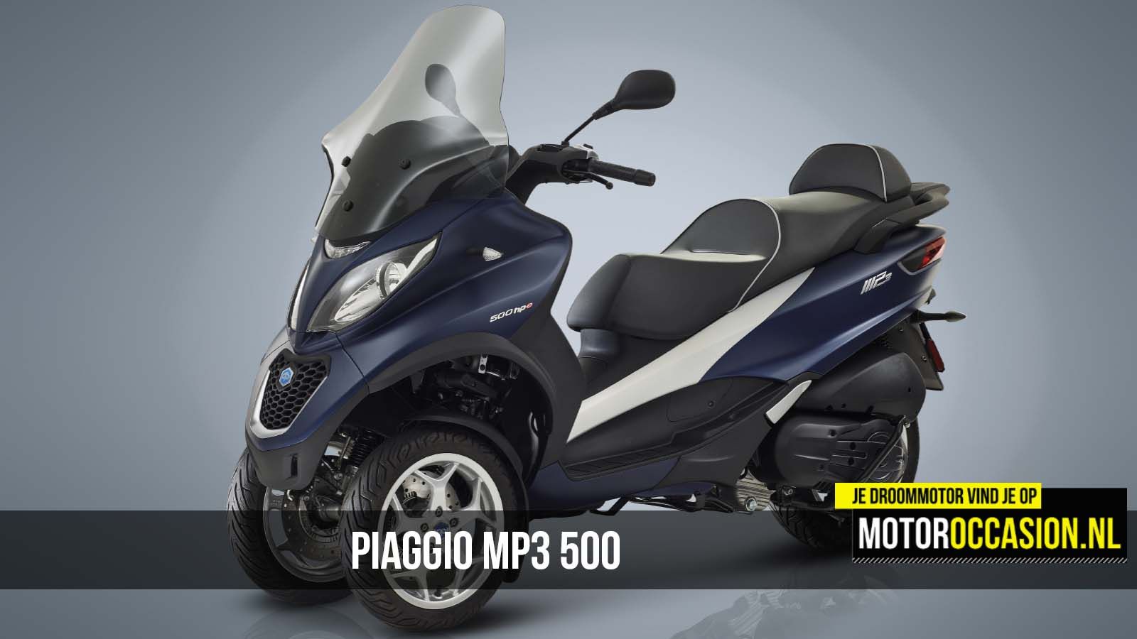 Nieuwe versies Piaggio MP3 350 Sport en MP3 500
