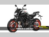 De Yamaha MT-07 Ice Fluo nu tijdelijk inclusief Sport Pack!