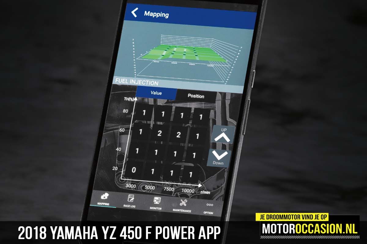 2018 YZ450F - Nu met de eerste Power Tuner App ter wereld