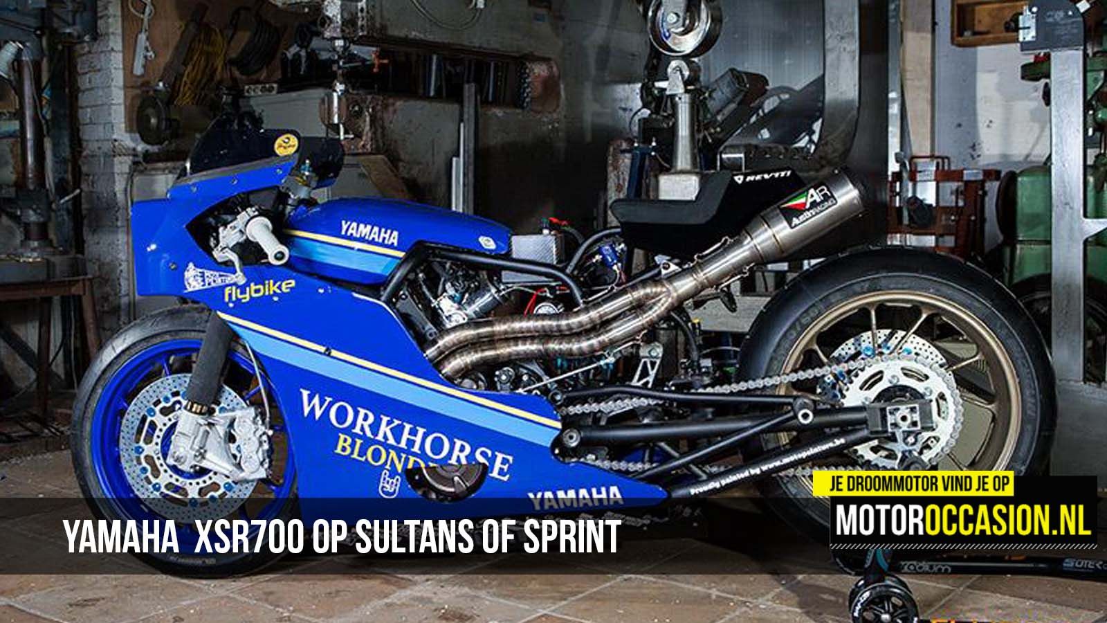 Yamaha en Workhorse Speed Shop XSR 700 op Sultans of Sprint