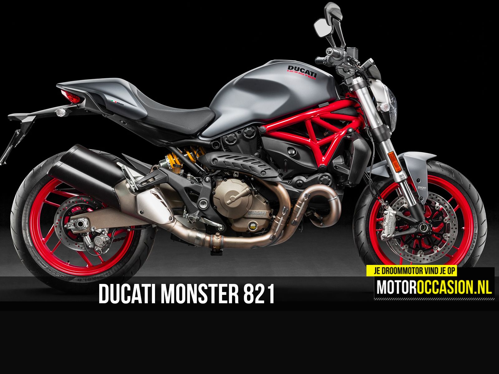 Nieuwe Ducati Monster 821 voor maximaal rijplezier