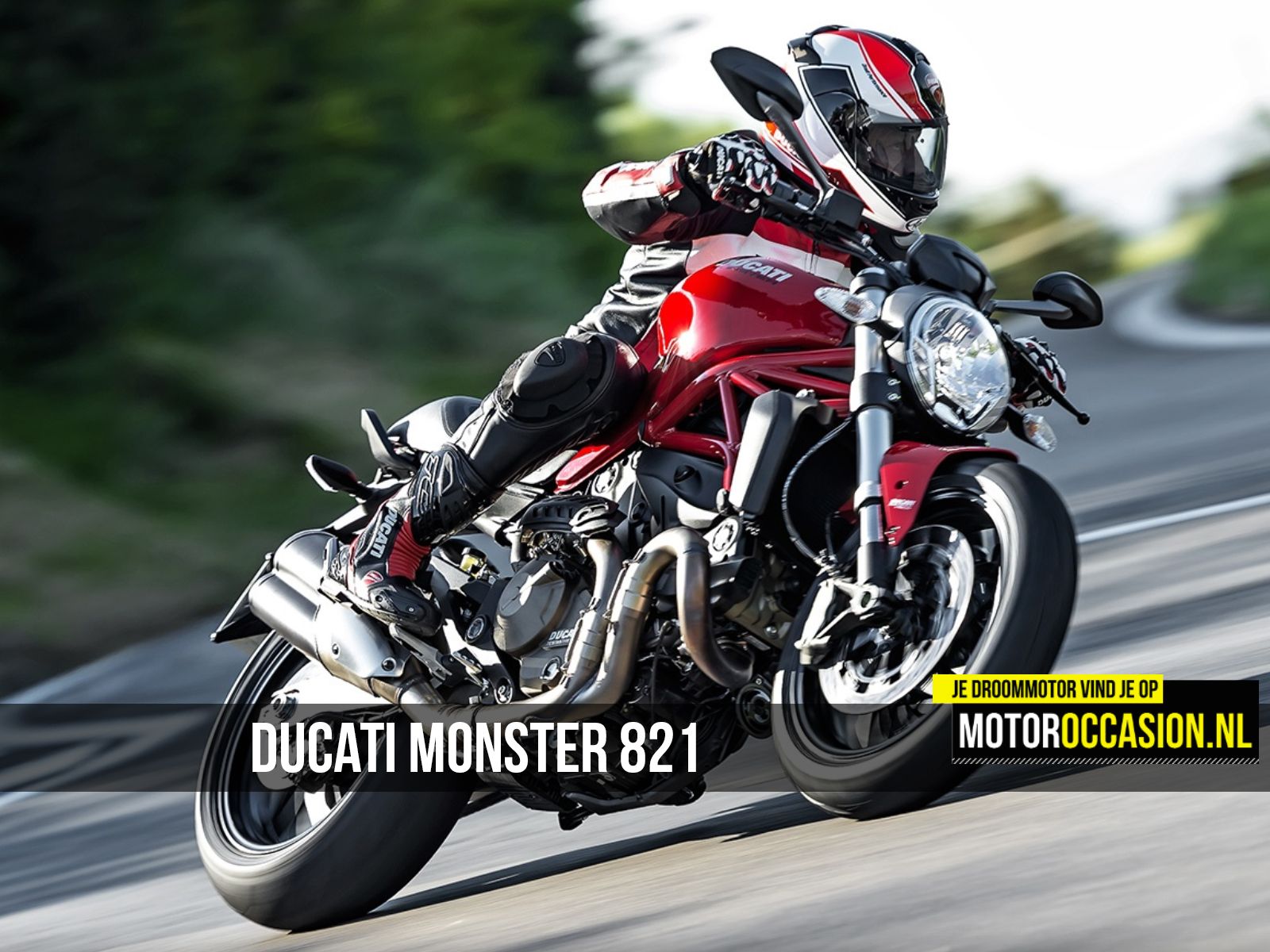 Nieuwe Ducati Monster 821 voor maximaal rijplezier