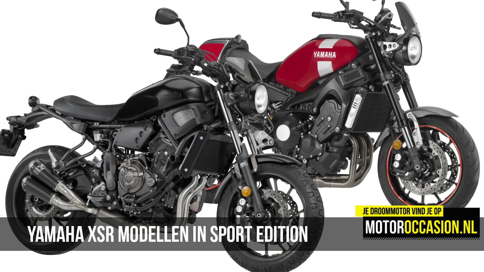 Sportieve jas voor retro motoren; de XSR Sport Editions