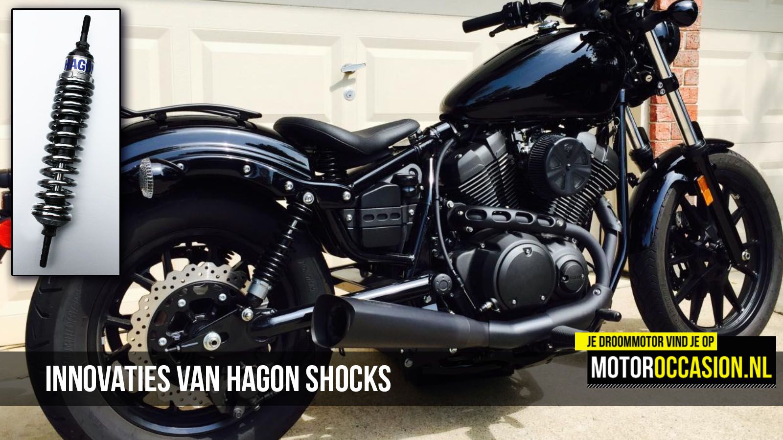Hagon Shocks met Nitro's ook in geheel zwart