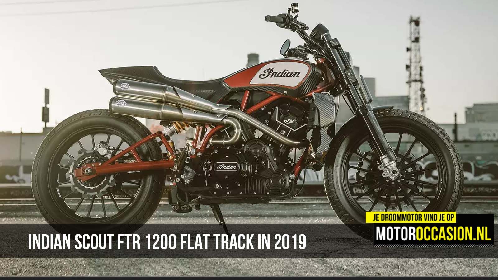 Indian kondigt de FTR 1200 Flat Track aan