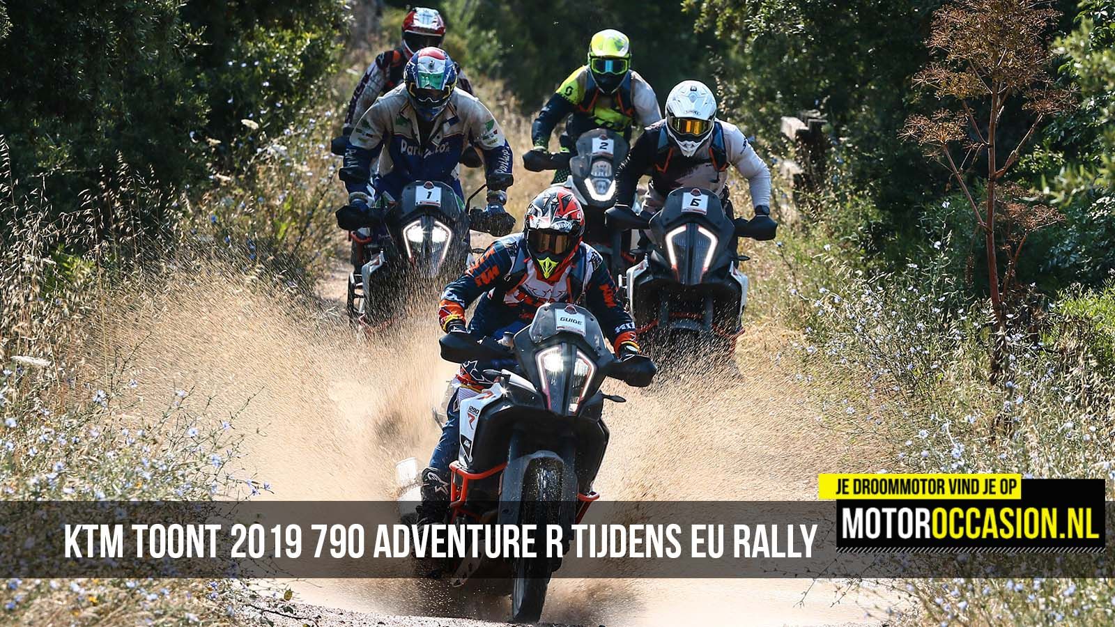 KTM toont 790 ADVENTURE R 2019 tijdens EU Adventure Rally 