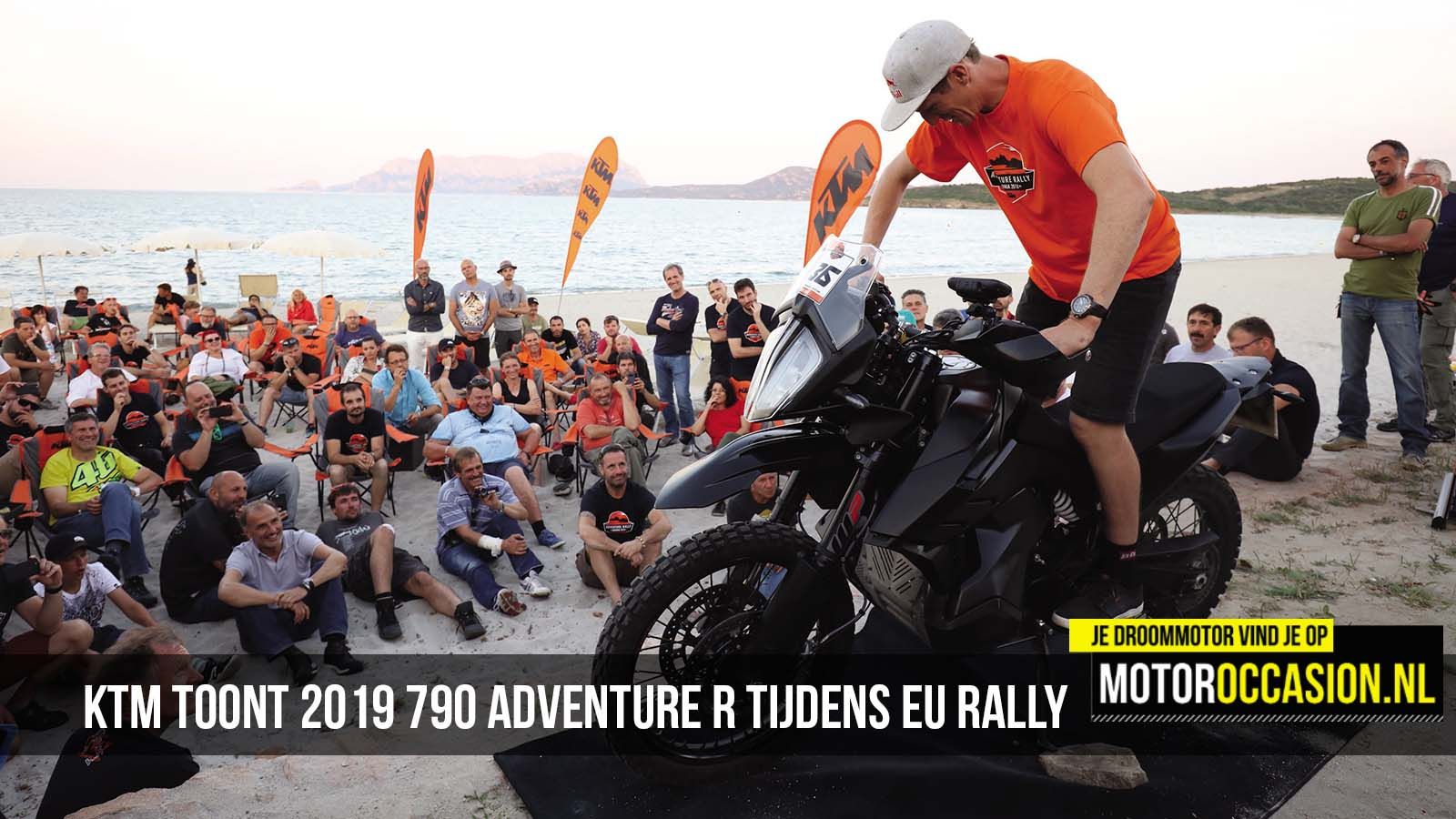 KTM toont 790 ADVENTURE R 2019 tijdens EU Adventure Rally 