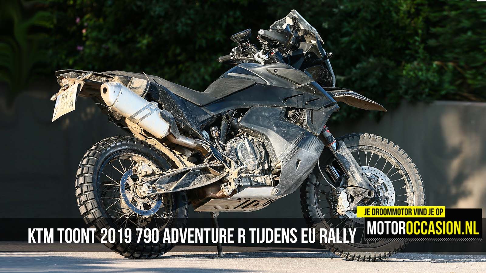 KTM toont 790 ADVENTURE R 2019 tijdens EU Adventure Rally 