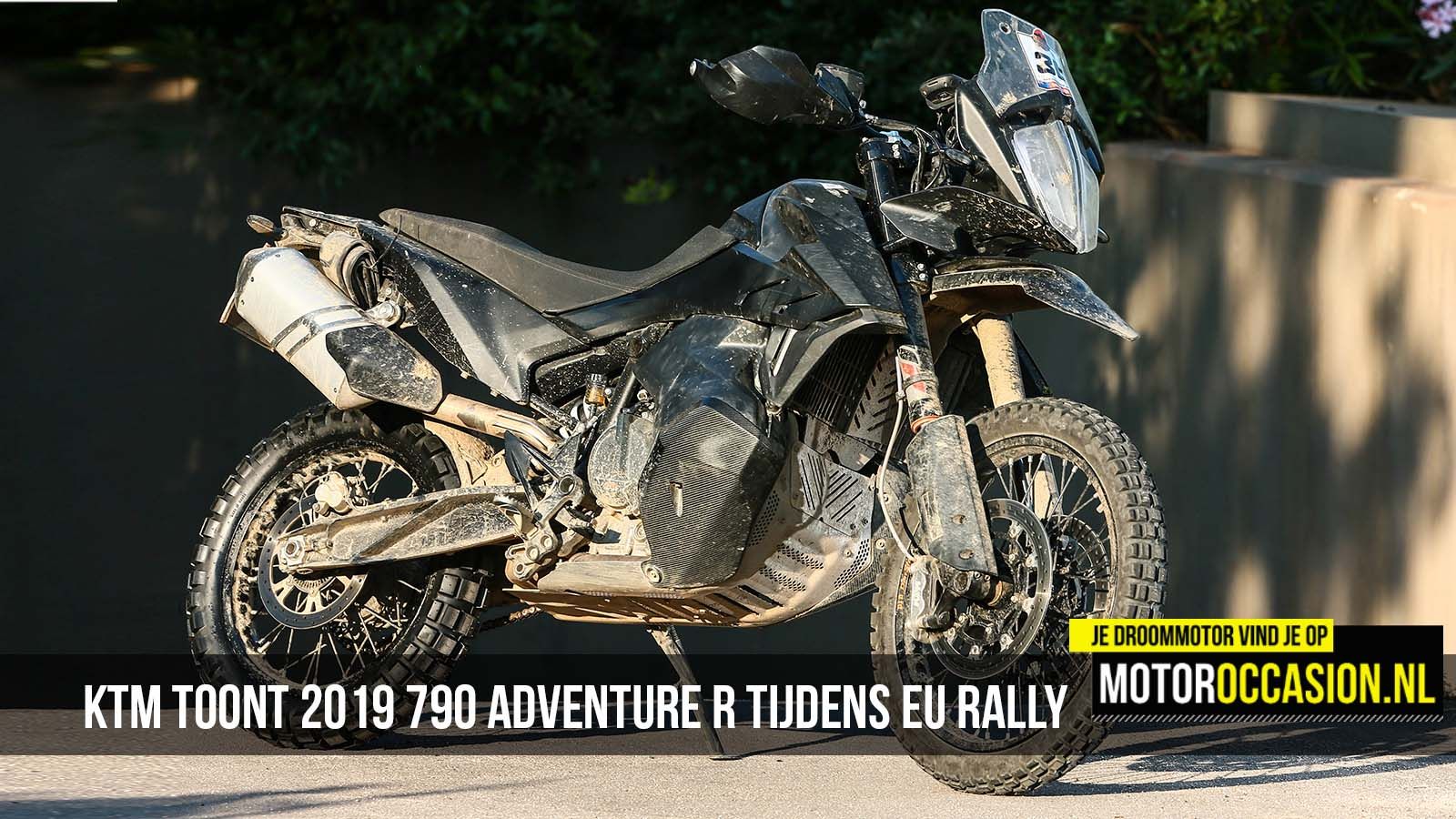 KTM toont 790 ADVENTURE R 2019 tijdens EU Adventure Rally 