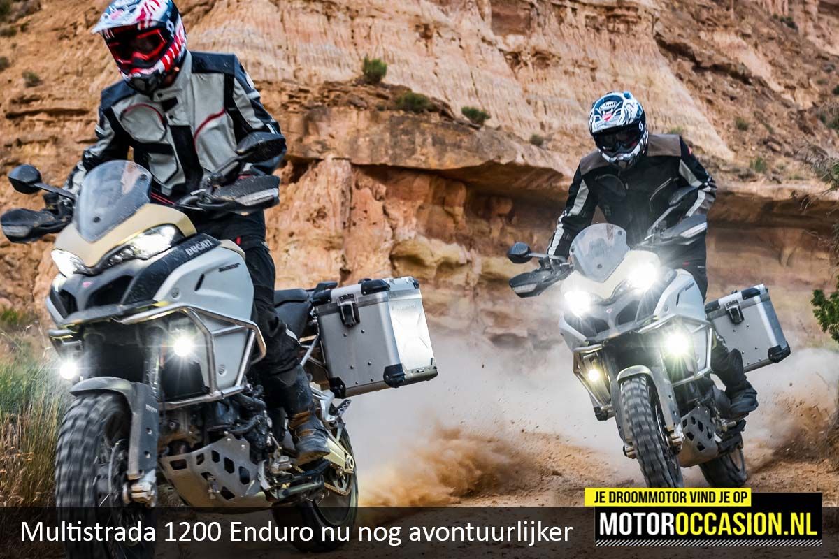 De Multistrada 1200 Enduro wordt nu nog avontuurlijker met de Enduro Pro versie