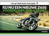 Nieuwe Kawasaki Z650 voor &euro;99,- per maand
