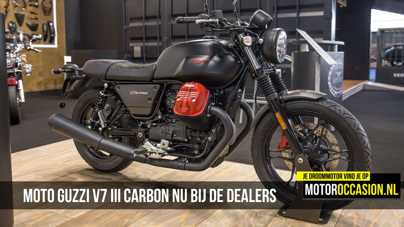  Moto Guzzi V7 III Carbon nu bij de dealers 