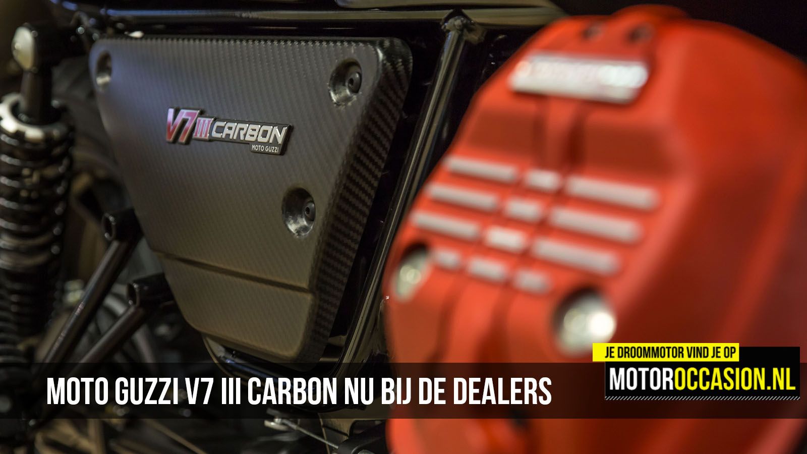  Moto Guzzi V7 III Carbon nu bij de dealers 