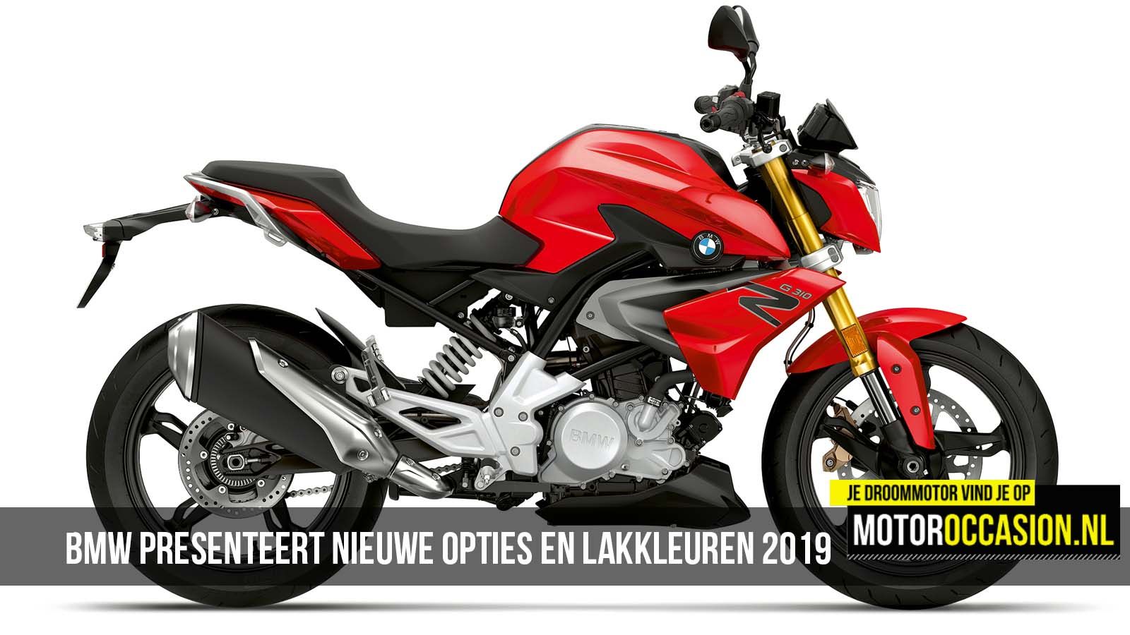 BMW Motorrad presenteert nieuwe opties en lakkleuren voor modeljaar 2019
