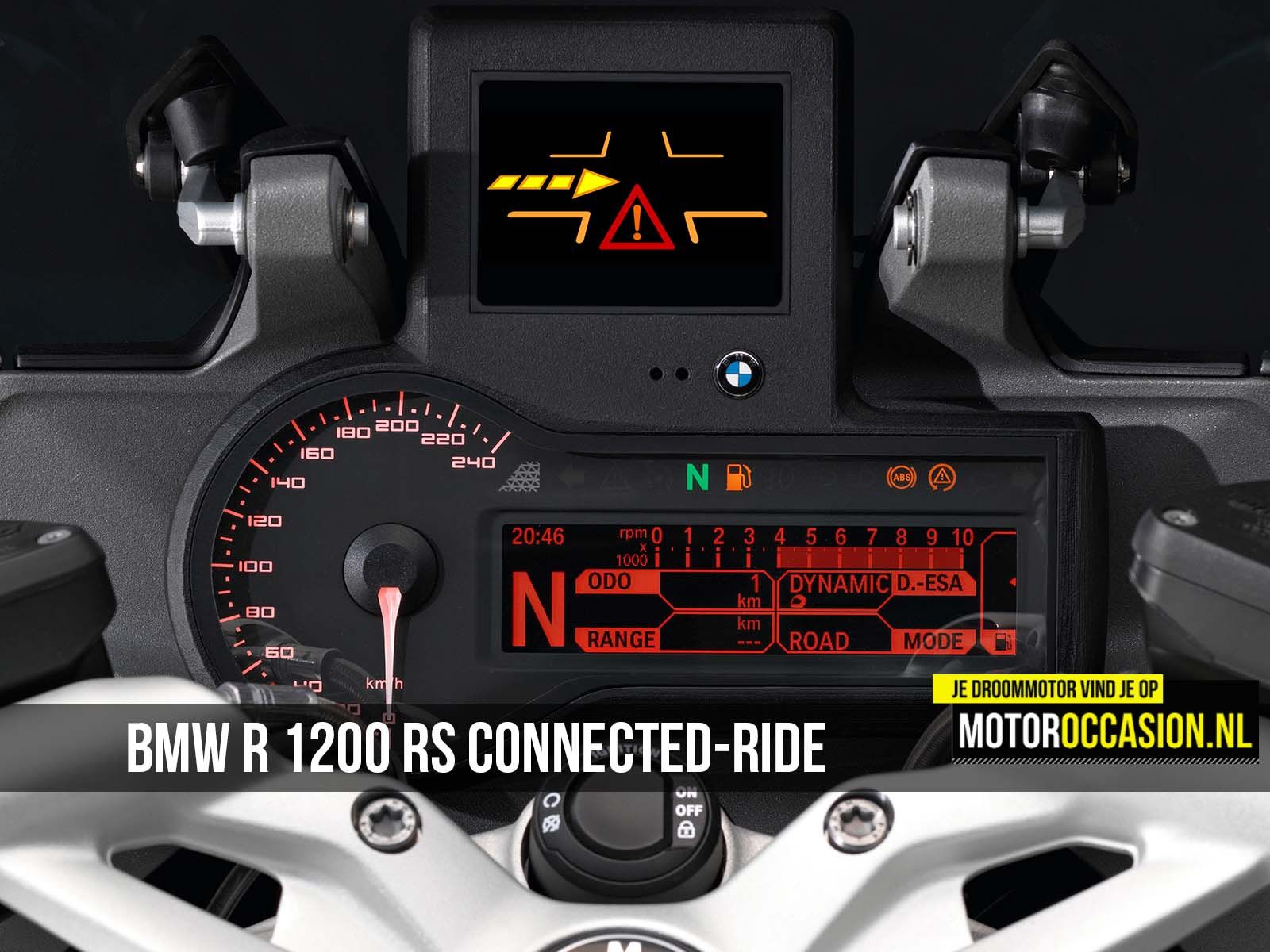 BMW R 1200 RS ConnectedRide - BMW komt met prototype voor voertuig-naar-voertuig communicatie